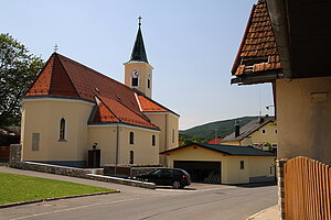 Hernstein, Pfarrkirche hl. Laurentius, spätgotische Saalkirche